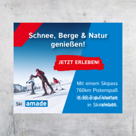 Ski amadé - Banner-Erstellung