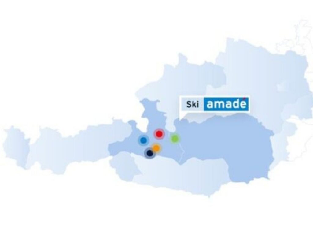 Ski amadé Website Relaunch Karte