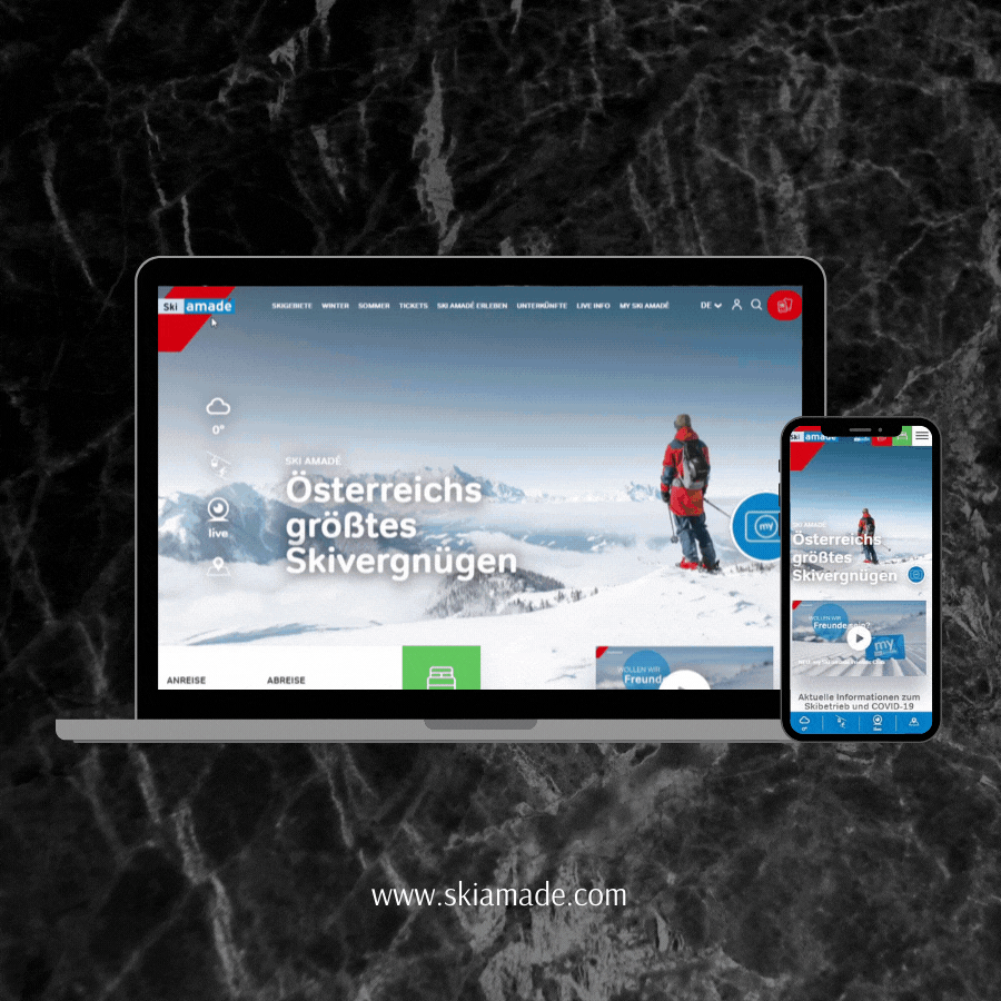 Ski amadé Website Relaunch Projektmanagement
